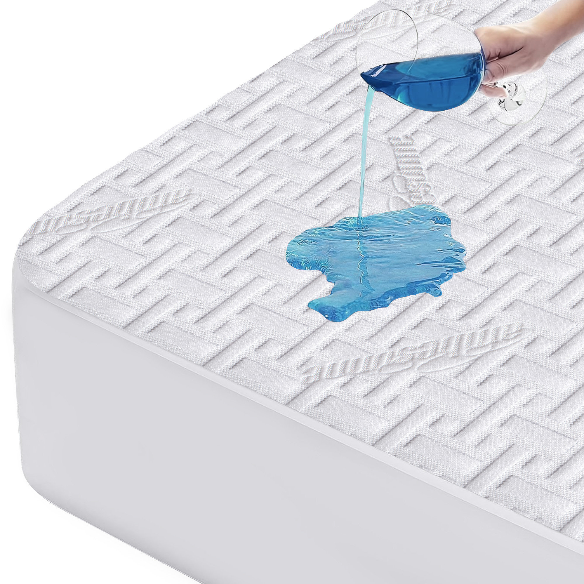 Alwyn Home Nonslip Mattress Protector 821" Deep Pocket Waterproof